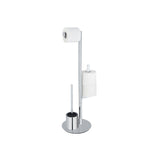 Stand WC-Garnitur Polvano, Edelstahl
